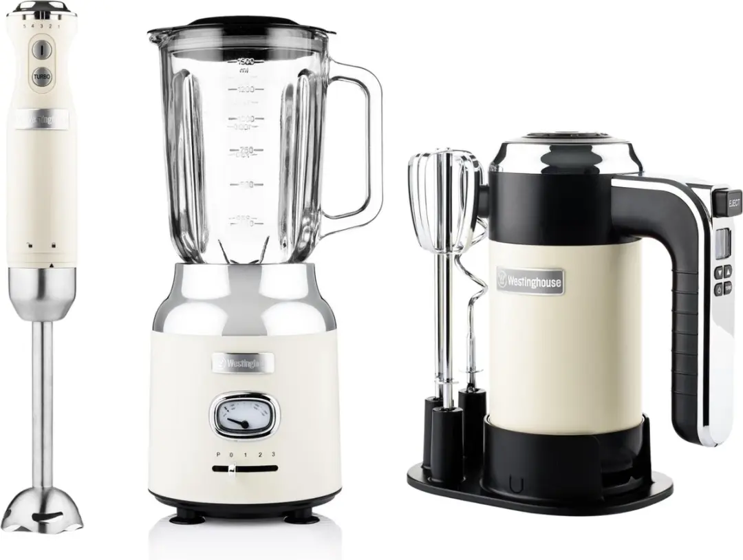 Westinghouse Retro 3-delige Mixerbundel 600W
