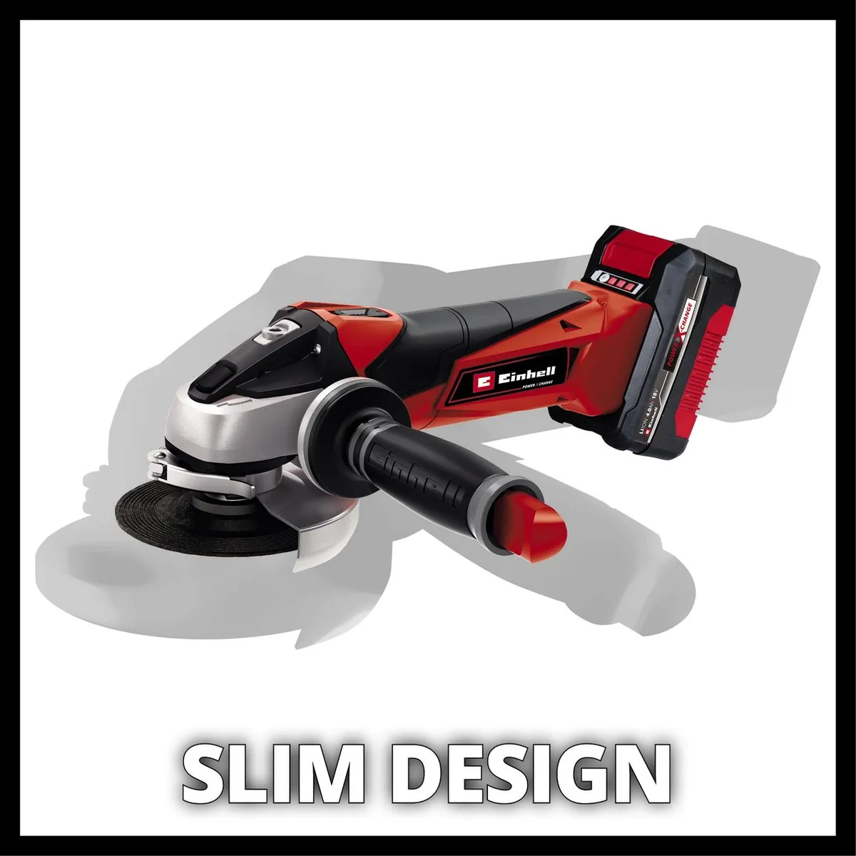Einhell TE-AG 18/115 Li Kit Accu Haakse Slijper - 18V - Ø115mm