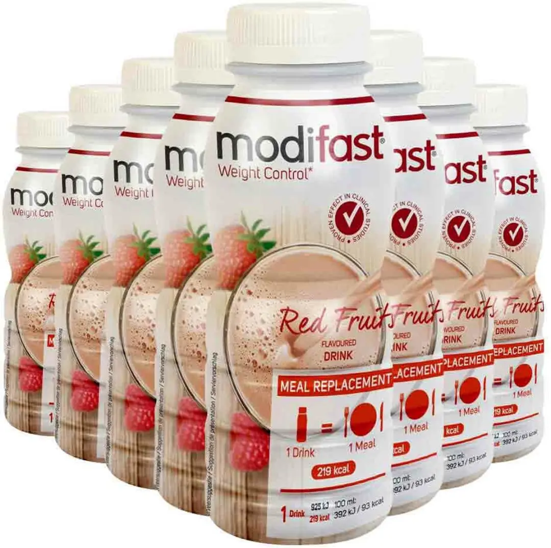 Modifast Intensive Afslankdrink Rood Fruit - 8x236ml