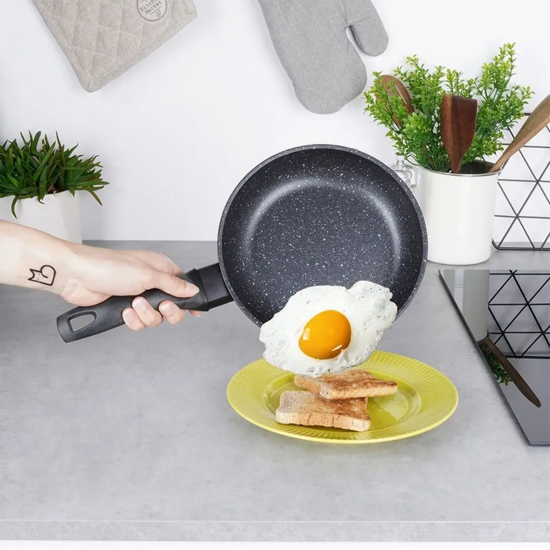 Orion Grande Serie Granieten Koekenpan 20cm - Zwart - afbeelding 6 van 6