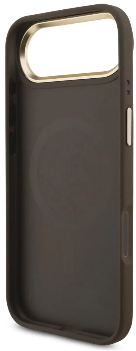 GUESS 4G Case Strass Logo iPhone Air MagSafe - Zwart