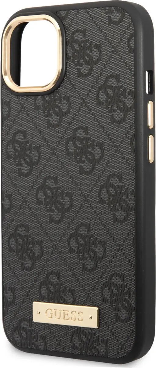 GUESS Telefoonhoesje iPhone 14 Plus - Grijs - MagSafe