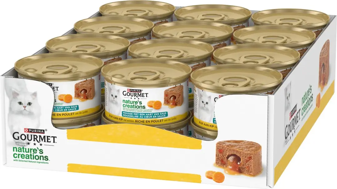 Gourmet Nature's Creations Mousse Kip en Wortel 24x85g
