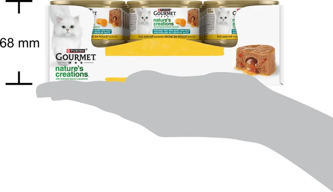 Gourmet Nature's Creations Mousse Kip en Wortel 24x85g