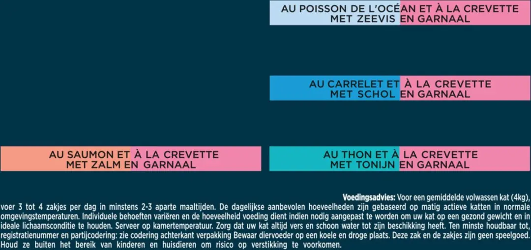 Gourmet Perle Vis Kattenvoer 4x85g