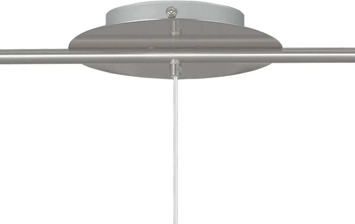 Eglo Troy 3 Hanglamp - 3 Lichts - Nikkel-Mat - Wit/Grijs