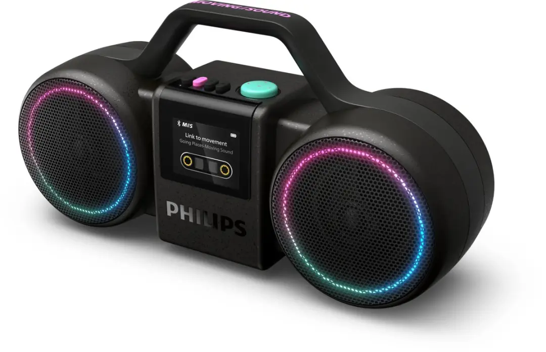 Philips Sound Moving Sound The Roller TAMS60B/00 Draagbare Speaker
