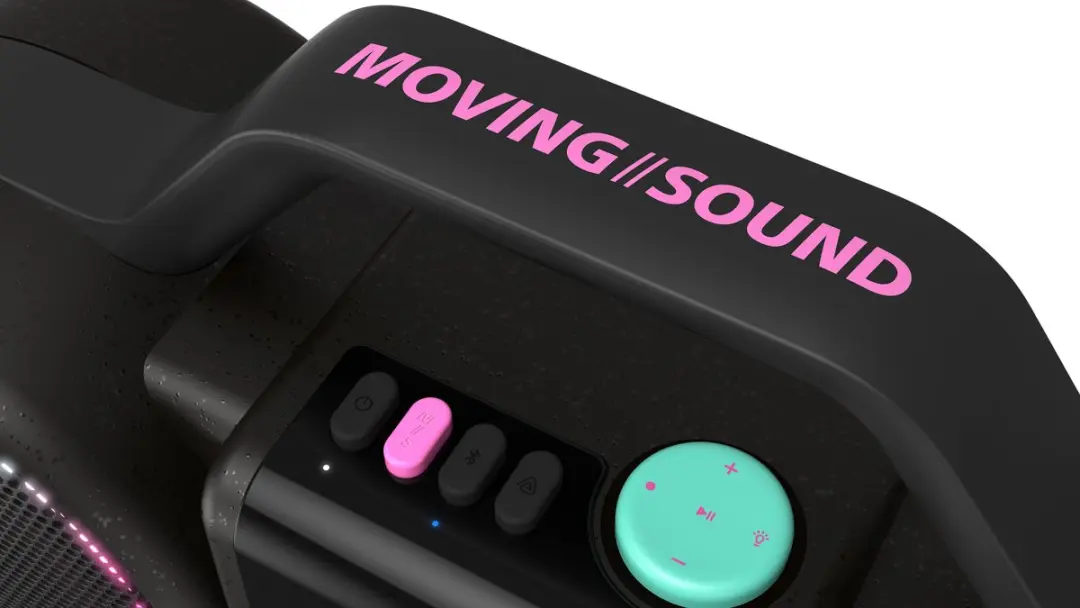 Philips Sound Moving Sound The Roller TAMS60B/00 Draagbare Speaker - 60W - Zwart