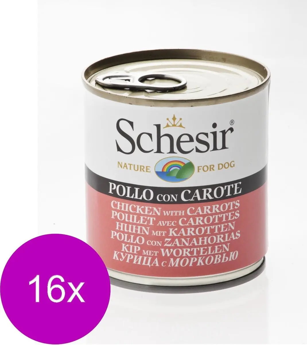 Schesir Hond Blik Gelei 285g