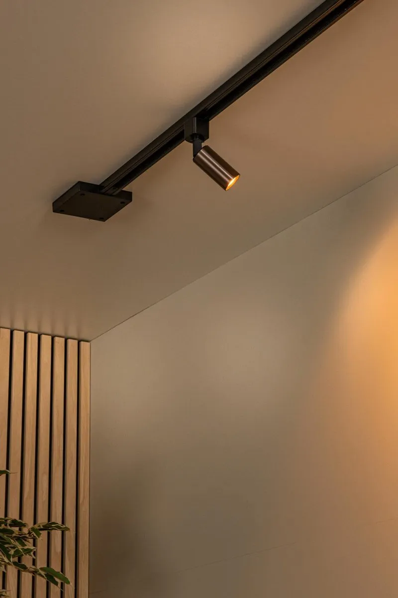 Lucide Track Ritmo Railspot GU10 Koffie