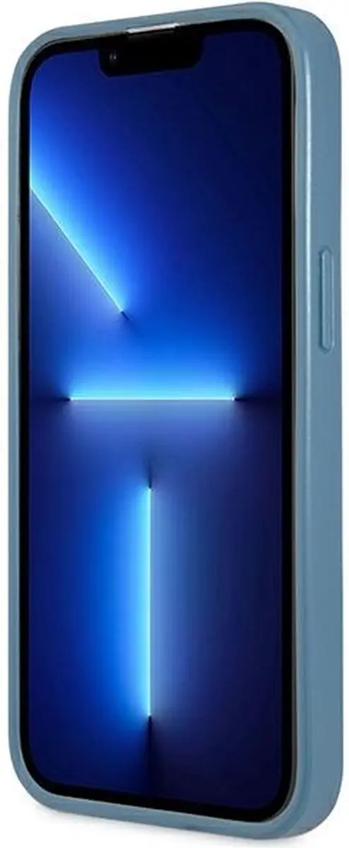 GUESS 4G Double Card Back Case iPhone 13 Pro - Blauw - afbeelding 6 van 6