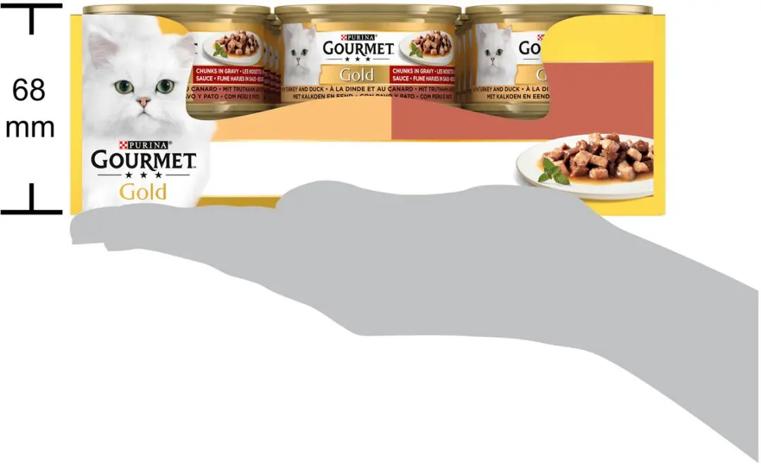 Gourmet Gold Fijne Hapjes Natvoer - 24x85g Kalkoen & Eend