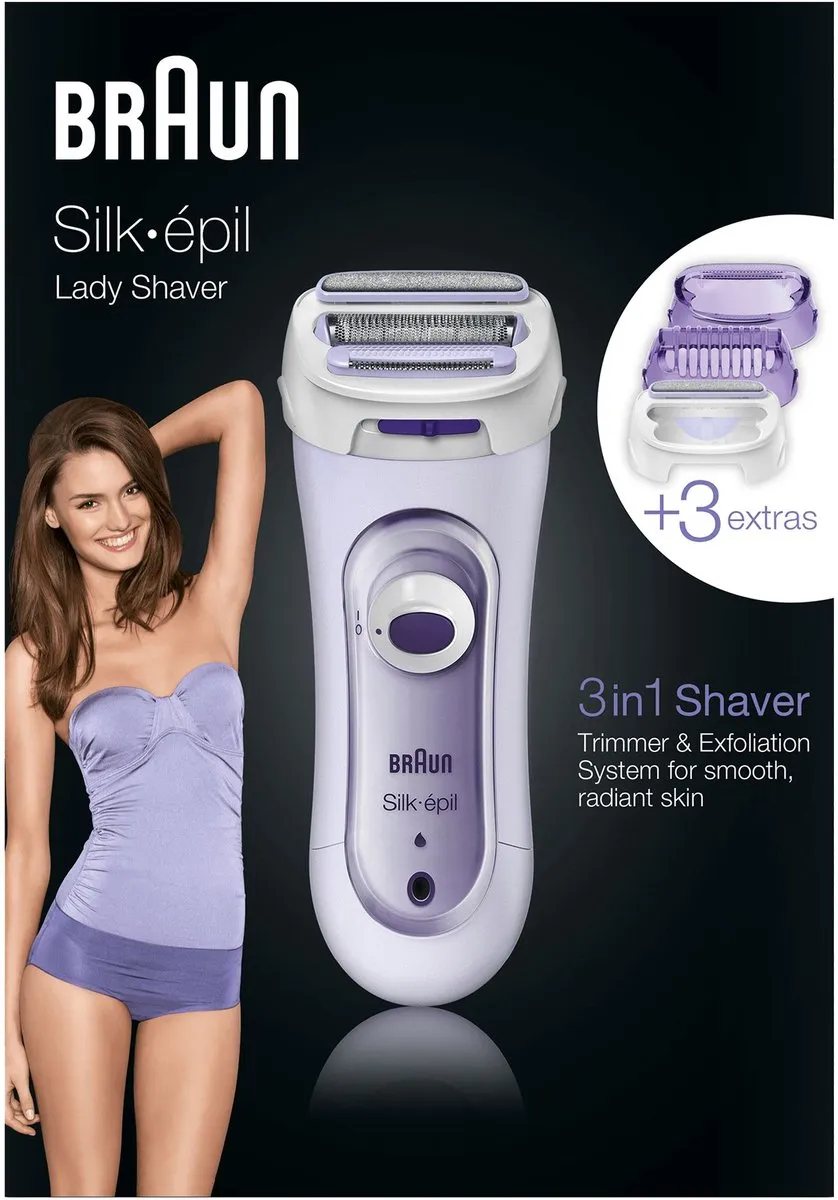 Braun Silk-épil 5-560 Ladyshave 3-in-1 - Lila