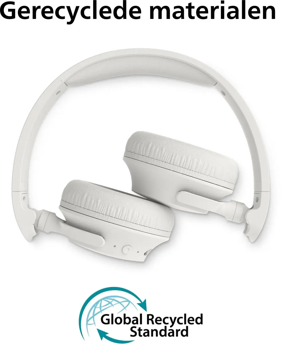Philips TAH4500WT/00 Draadloze Koptelefoon - Active Noise Cancelling - Wit