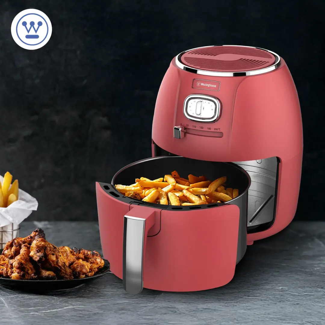 Westinghouse Retro Airfryer 1500W 4L - Rood