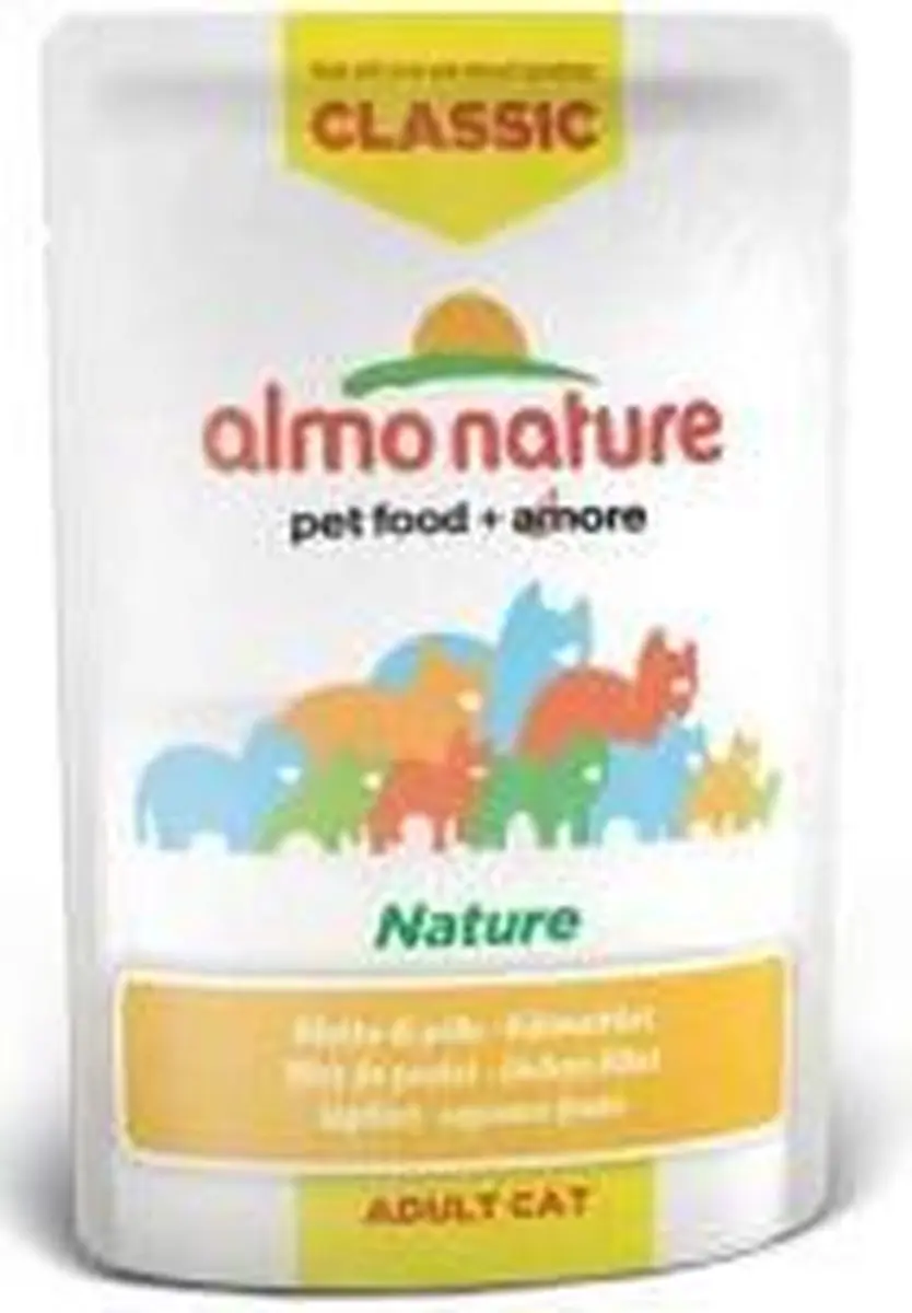 Almo Nature HFC Kat Kipfilet 55g - 24 Stuks