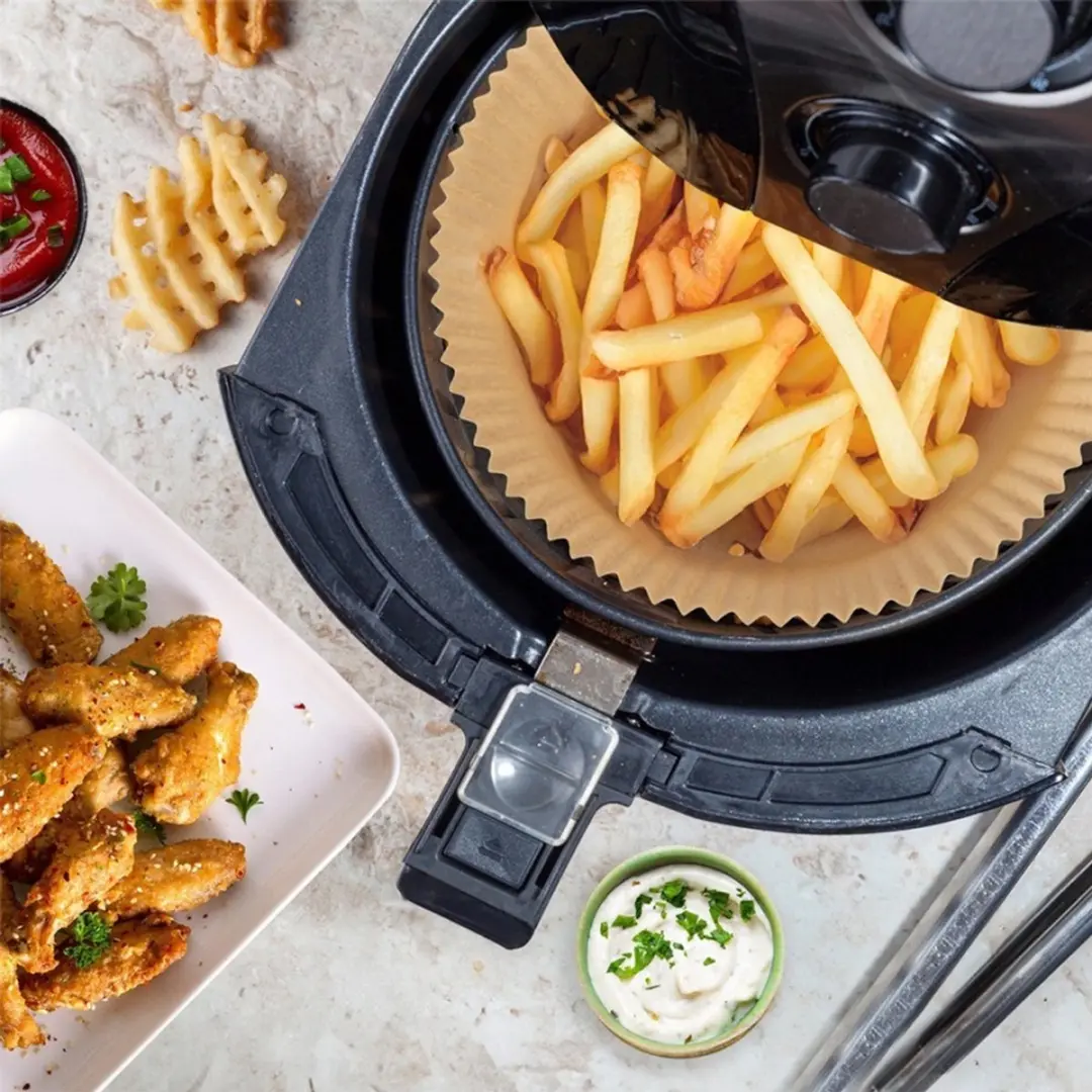 Orion Airfryer Inzetstukken - 100 Stuks - 16cm - Bruin