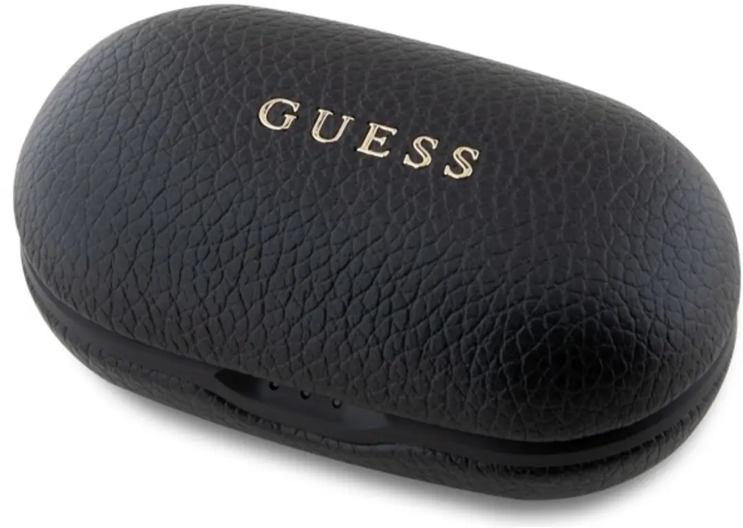 GUESS Grained Classic Logo PGTS Bluetooth Oordopjes - Zwart