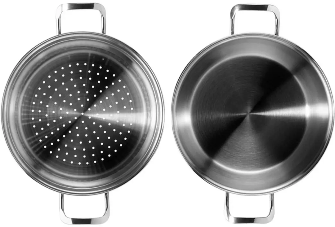 Orion Anett Serie Roestvrijstalen Pastapan 6L - 3 Stuks