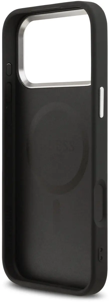 GUESS PU Saffiano Backcover iPhone 17 Pro Max - MagSafe - Zwart - afbeelding 6 van 6