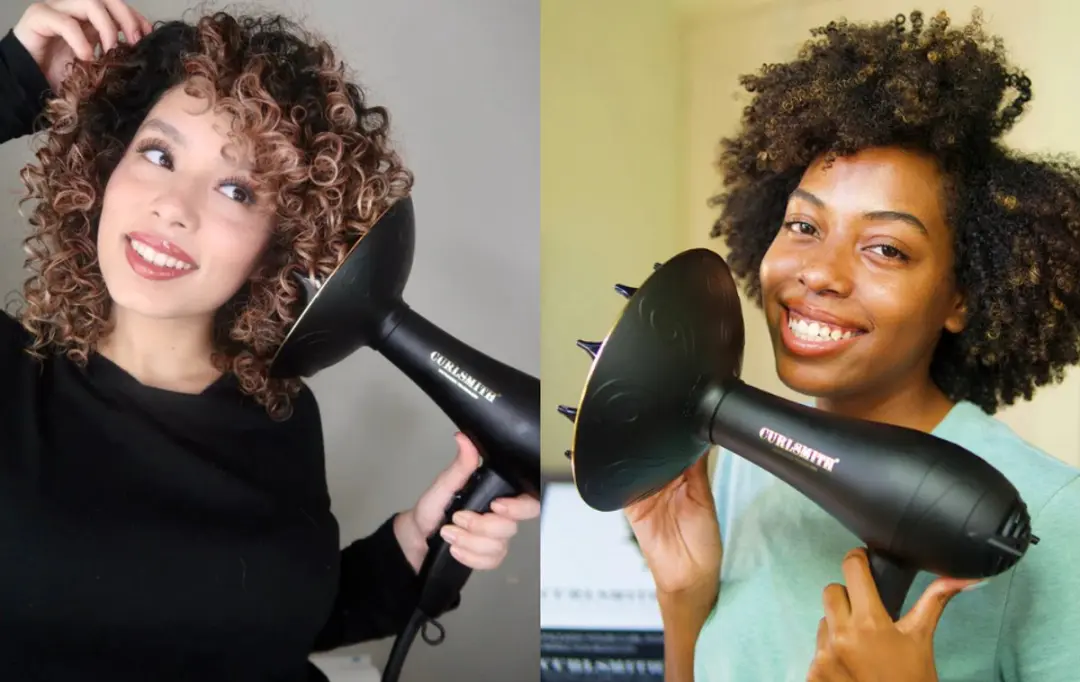 Curlsmith Defrizzion Haardroger 1875W - XXL Diffuser - Zwart