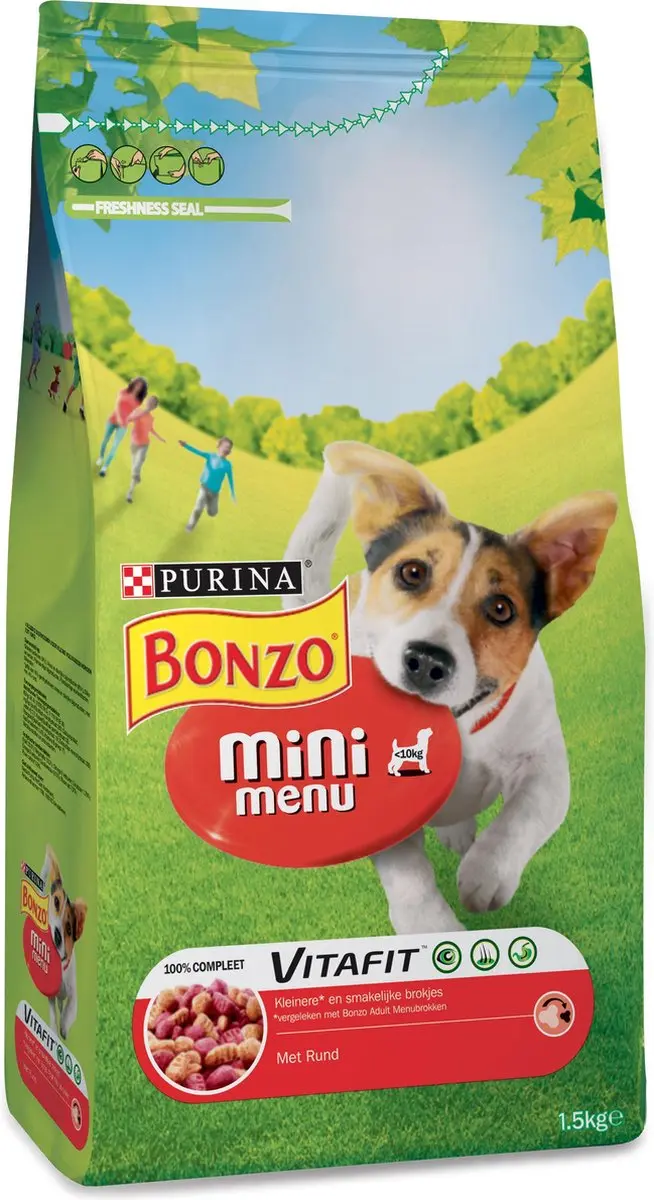 Bonzo Mini Menu Hondenvoer Rund 6kg