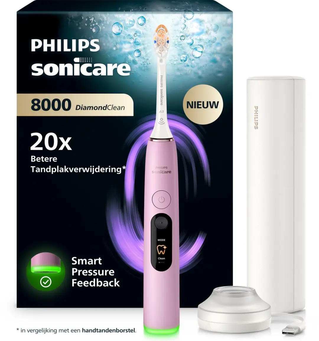 Philips Sonicare DiamondClean 8000 HX8311/15 Elektrische Tandenborstel