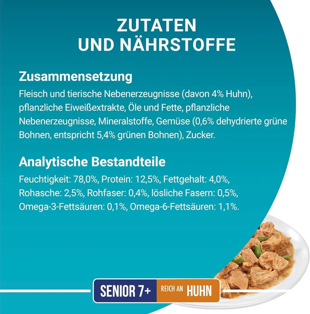 Purina ONE Senior 7+ Natvoer Kip - 48 Stuks (12x4x85g)