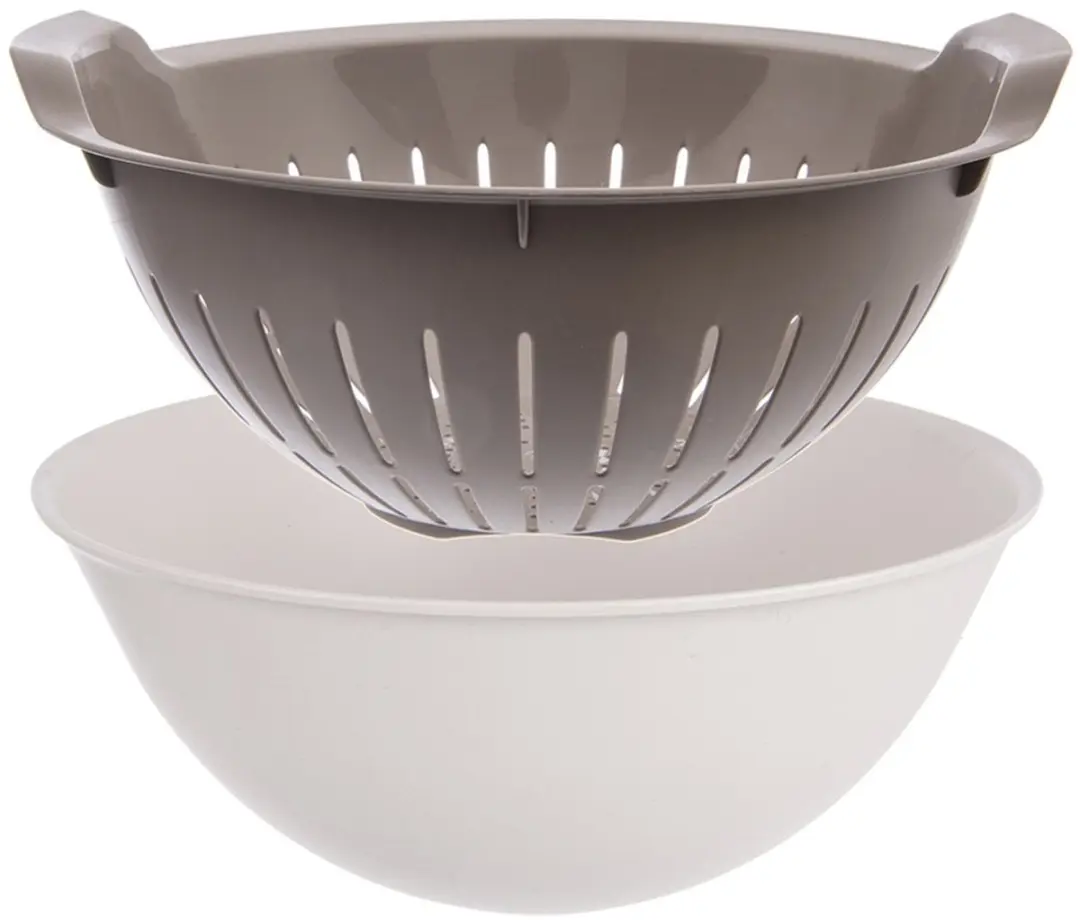 Orion Ela Serie Keukenzeef 2-in-1 Kom 3L - 25cm - Beige/Wit