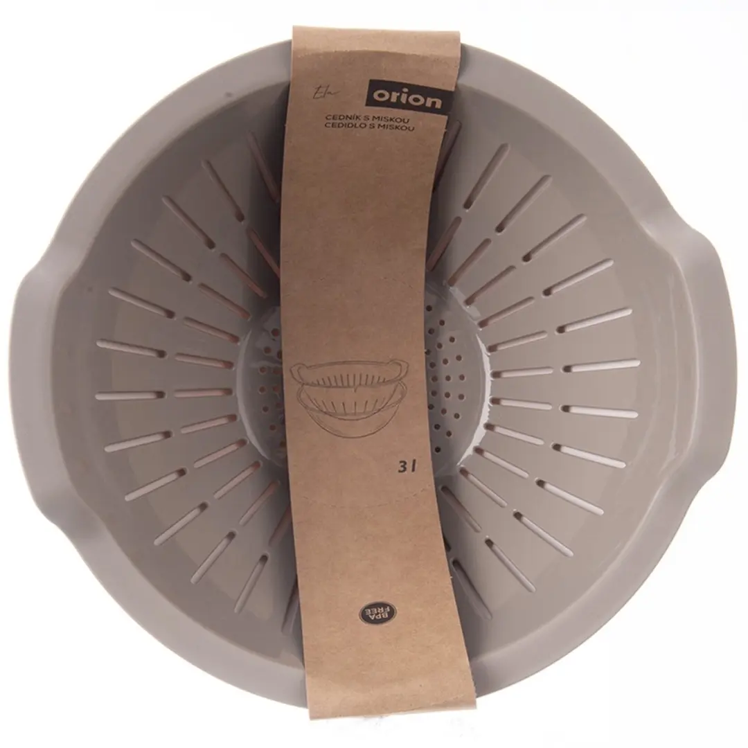 Orion Ela Serie Keukenzeef 2-in-1 Kom 3L - 25cm - Beige/Wit