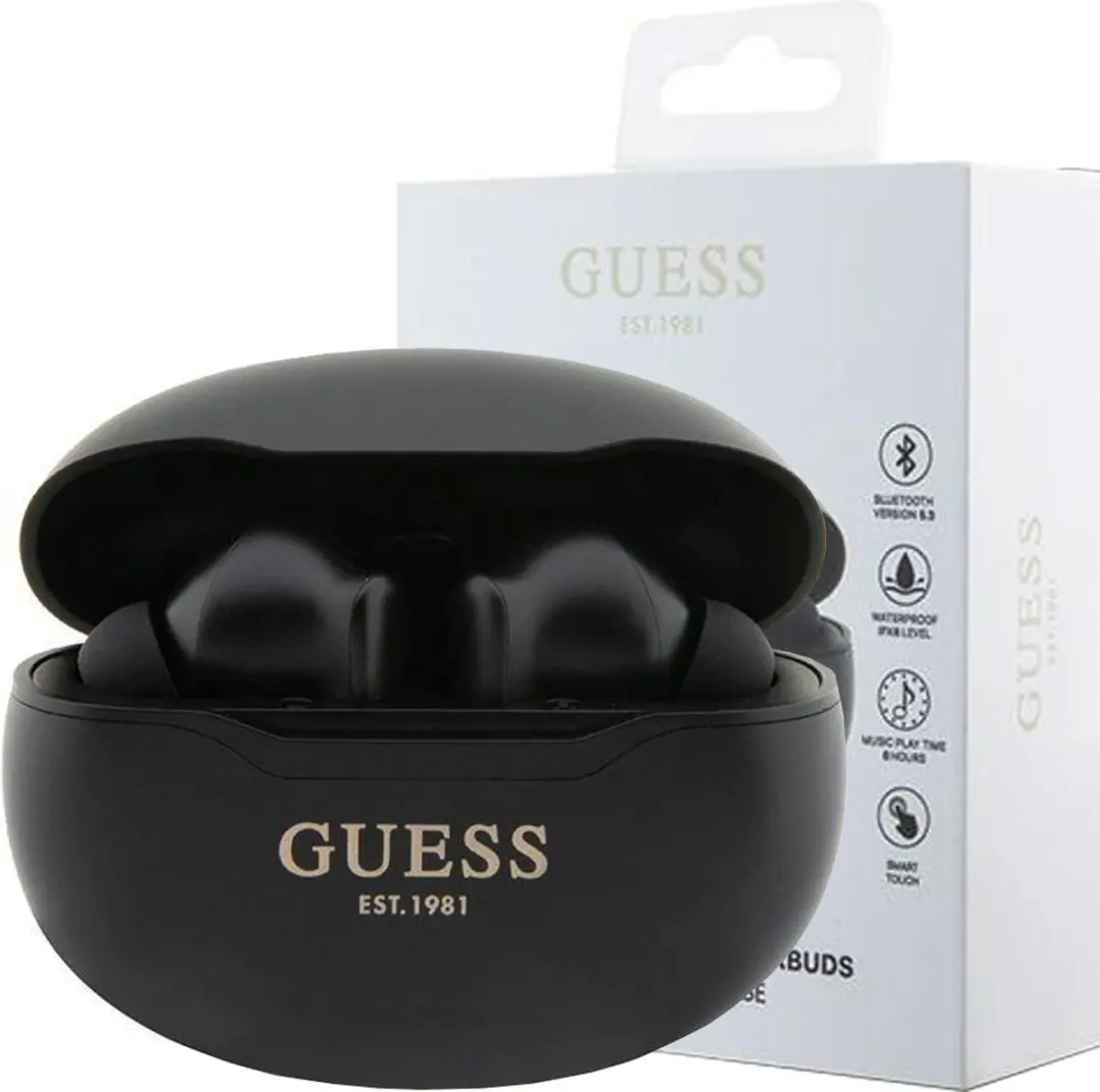 GUESS Classic TWS GUTWST50EKTWS In-Ear Oordopjes - Zwart