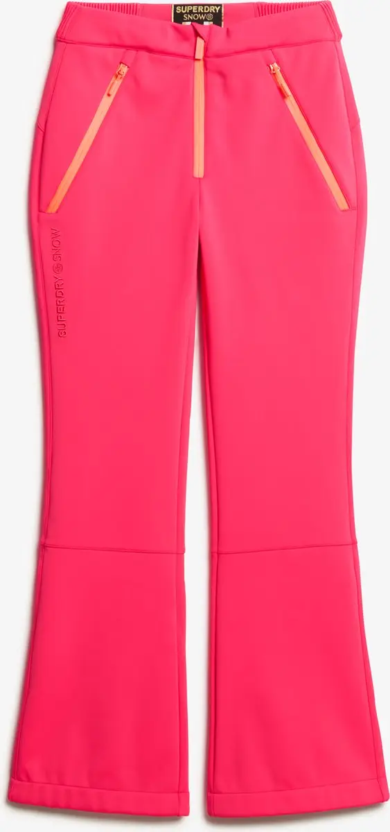 Superdry SKI Softshell Slim Broek Hyper Fire Pink S