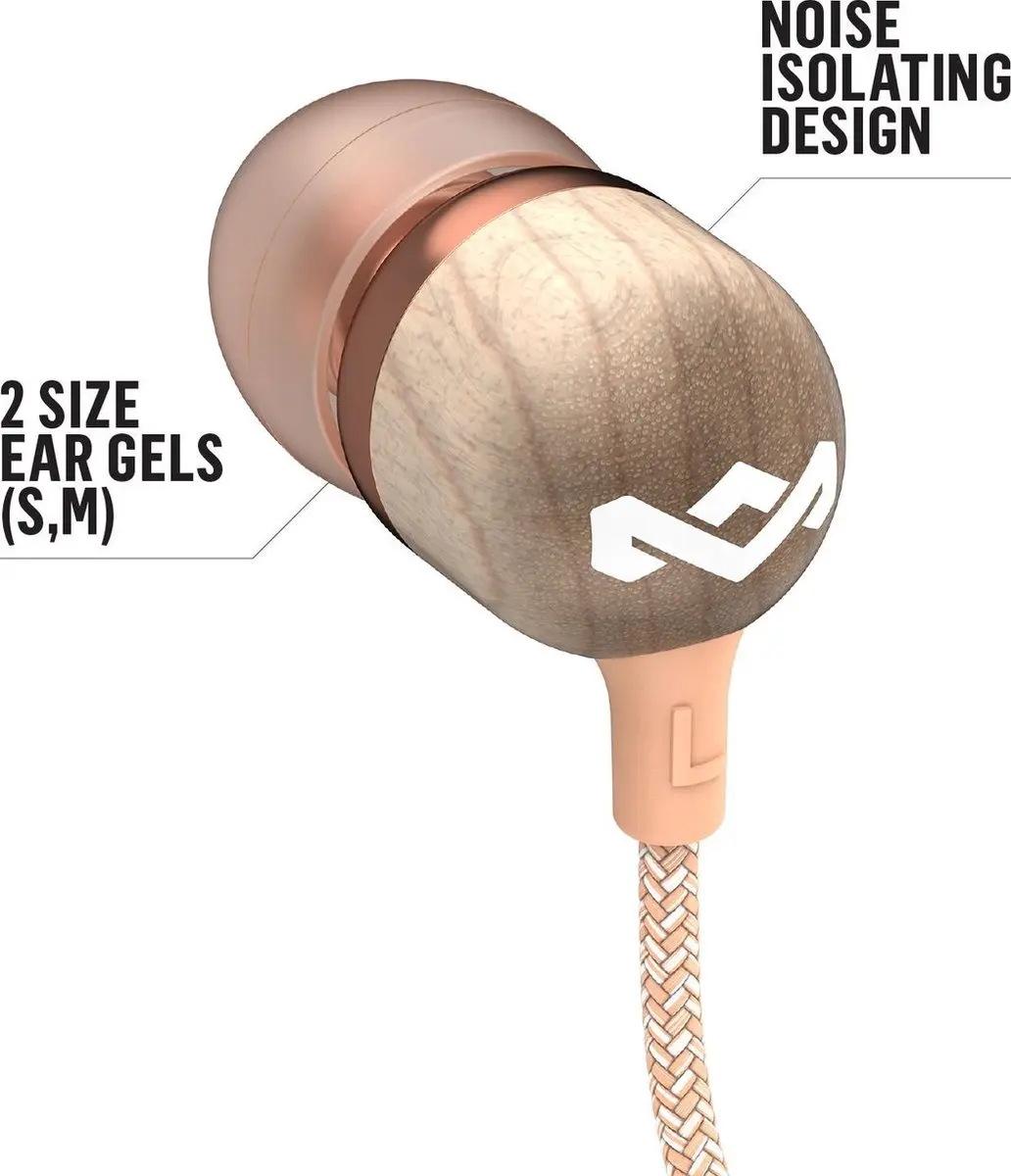 House of Marley Smile Jamaica Bedrade Oortjes EM-JE041-CP - Copper - afbeelding 6 van 6