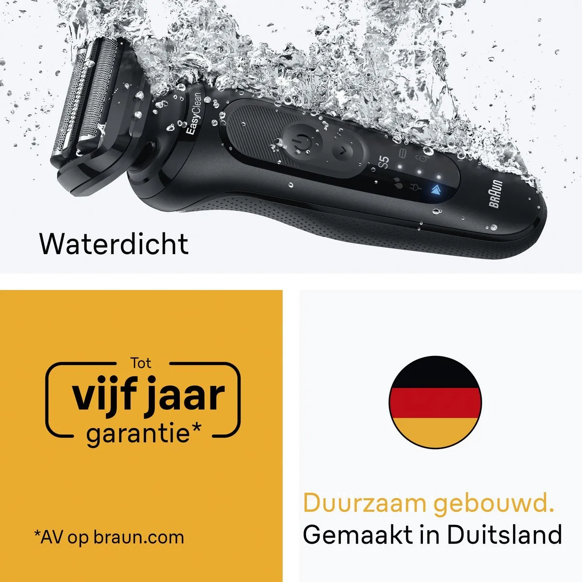 Braun Series 5 52-N7200CC Elektrisch Scheerapparaat - Zwart - afbeelding 6 van 6