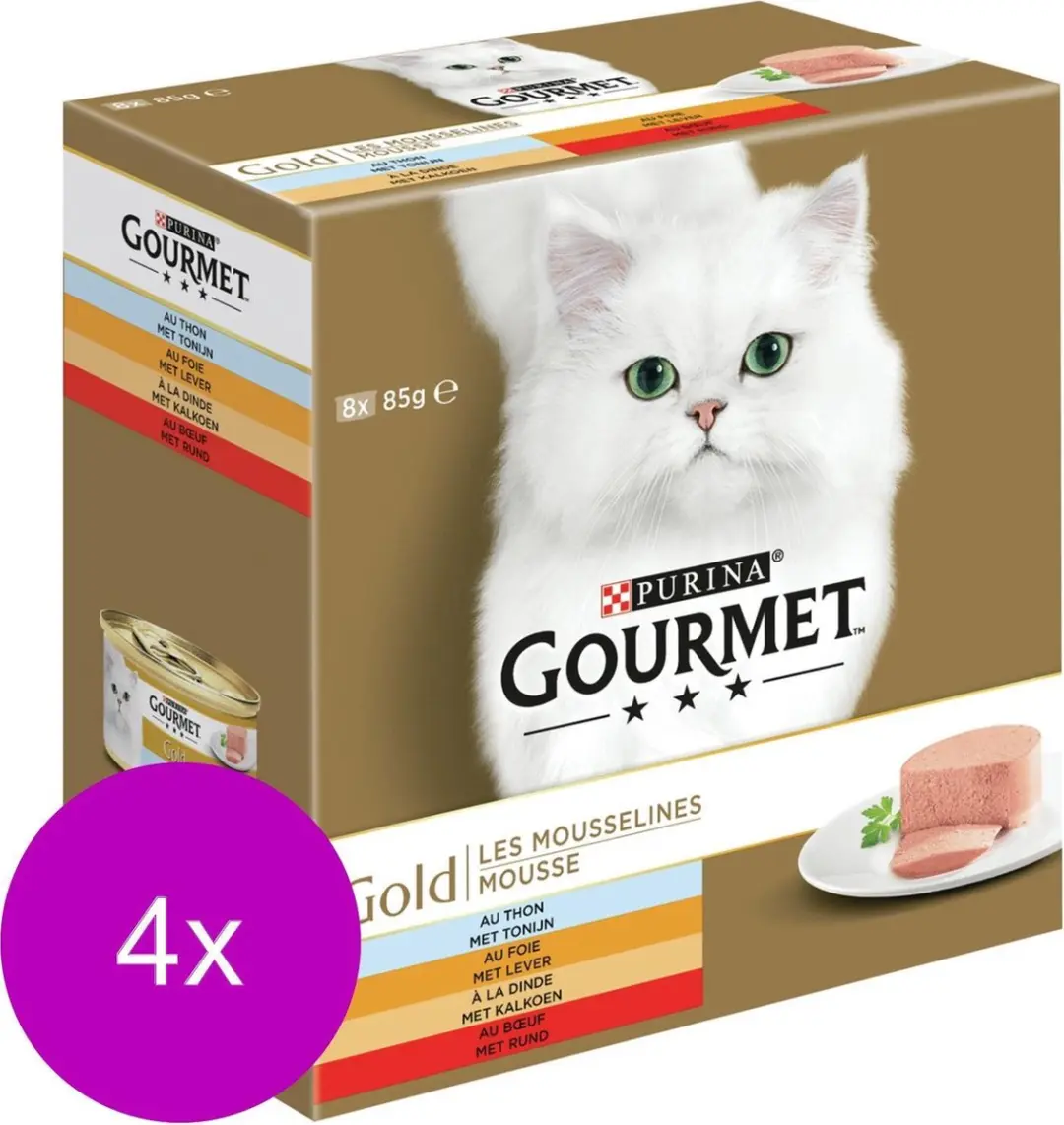 Gourmet Gold Mousse Rund Kattenvoer