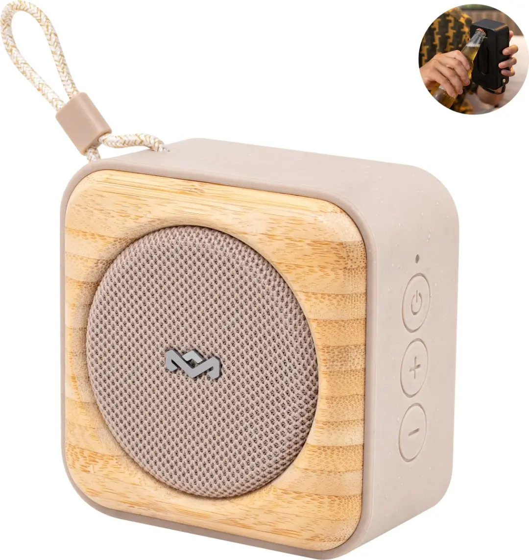 House of Marley Roots EM-JA022-CE Bluetooth Speaker - 7W - Waterproof - 10 uur - Cream