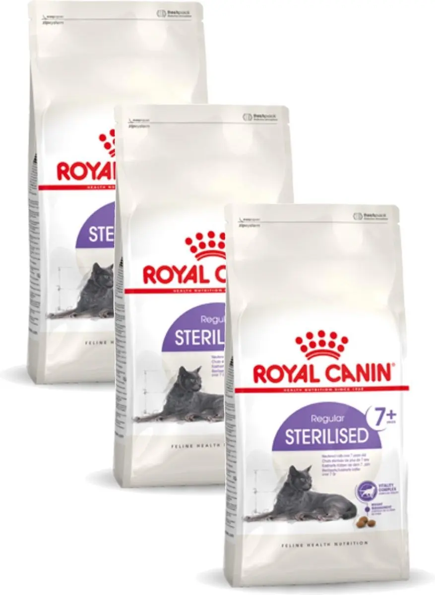Royal Canin Sterilised 7+ Kattenvoer - 3x1,5kg