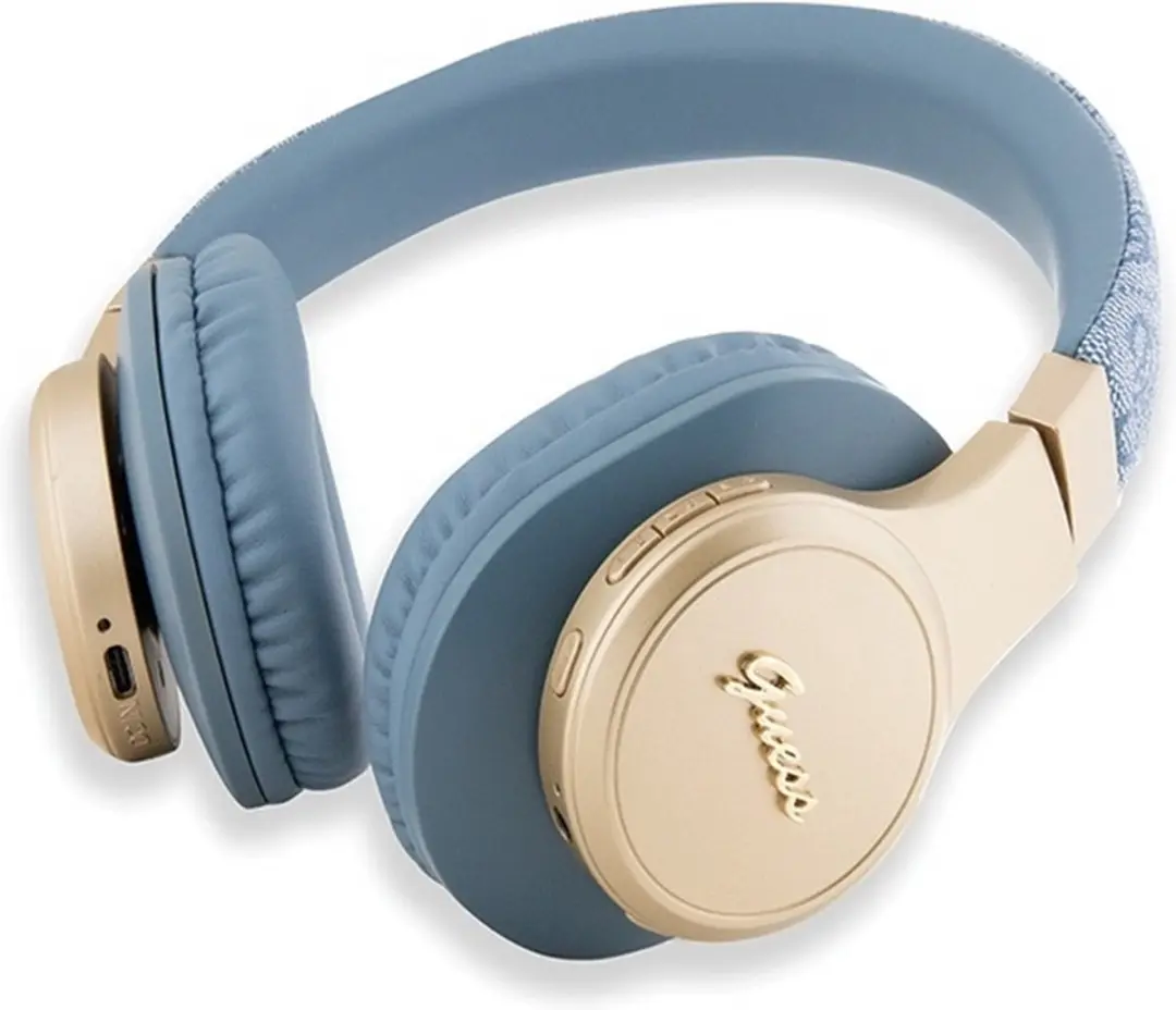 GUESS BH60 Bluetooth Over-Ear Koptelefoon - Blauw