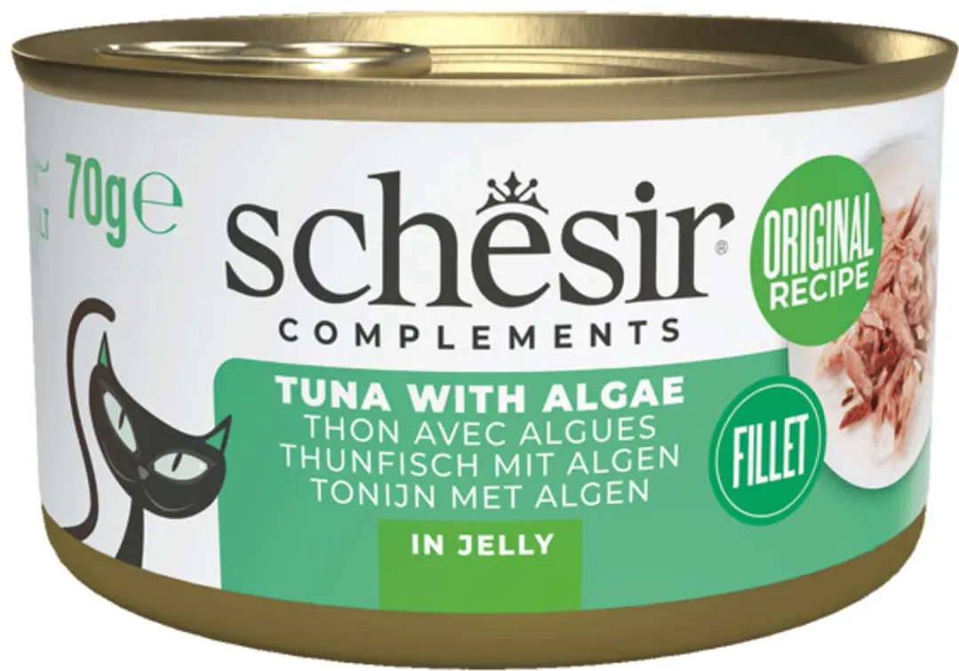 Schesir Complementary Kattenvoer Tonijn & Algae 70g