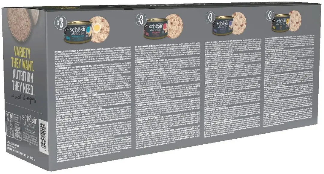 Schesir After Dark Paté Variatie-Pack - 12x80g