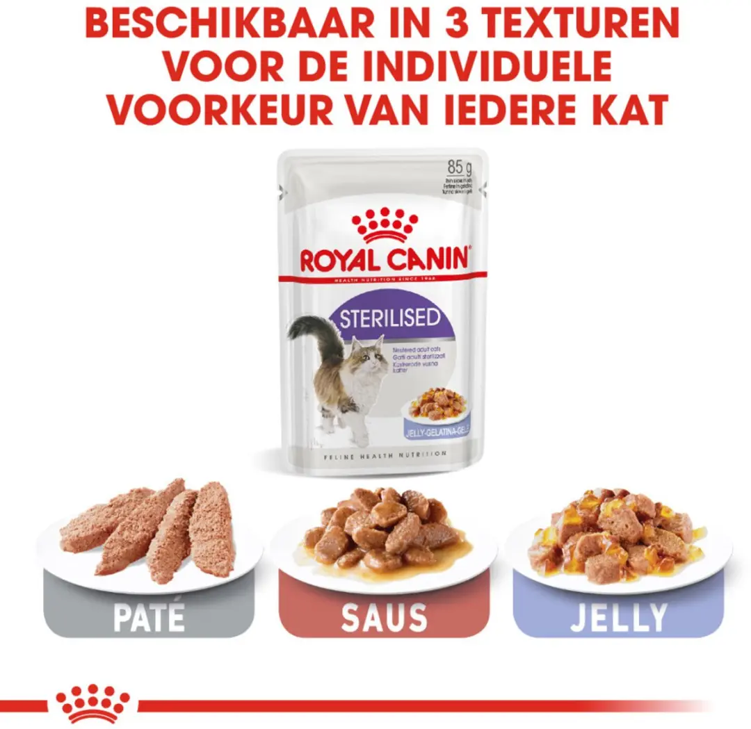 Royal Canin Sterilised Jelly Kattenvoer - 48 x 85g