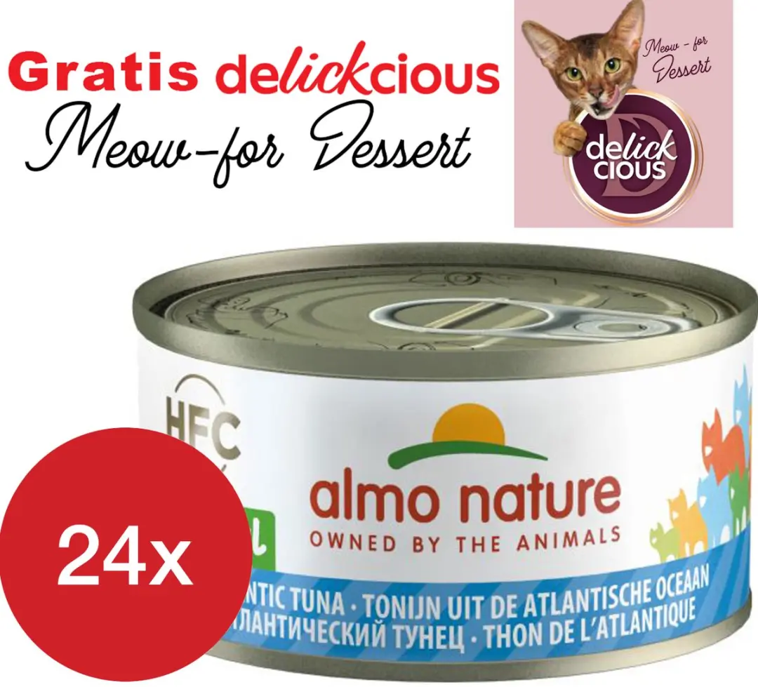 Almo Nature Tonijn Atlantisch 24x70g