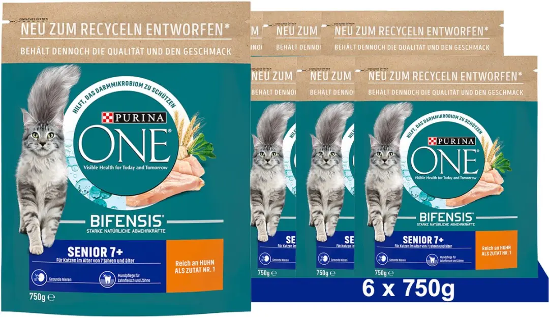 Purina ONE Bifensis Senior 7+ Kattenvoer