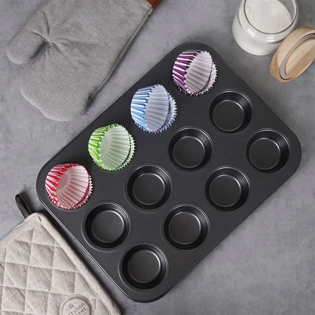 Orion Serie Muffinvorm 13-delig - Metalen Bouw - Niet-klevend