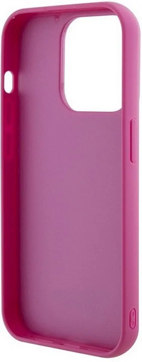 GUESS Sequins Script Logo Case Magenta - iPhone 15 Pro