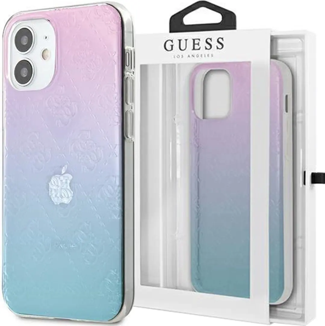 GUESS Hoesje iPhone 12 Mini S212-3 - Blauw Gradient