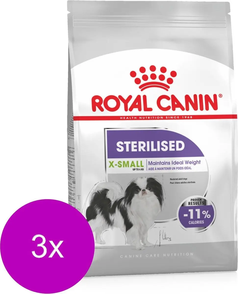 Royal Canin Sterilised X-Small Hondenvoer - 3x1,5kg