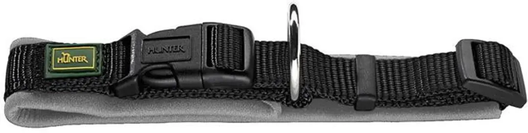 Hunter Vario Plus Hondenhalsband 30-35cm - Zwart/Grijs