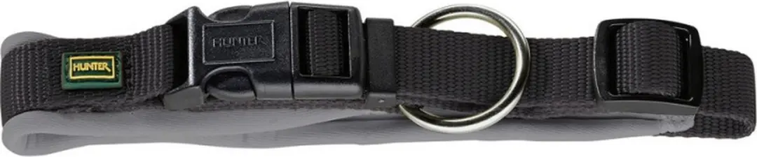 Hunter Vario Plus Hondenhalsband 30-35cm - Zwart/Grijs