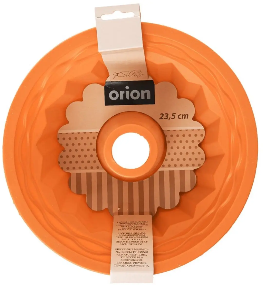 Orion Silikon Tulbandvorm - Oranje - Ø23,5cm